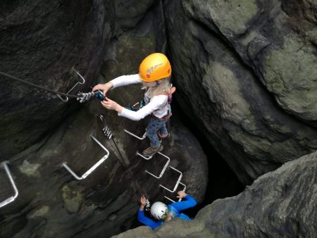 Kurz ferrata České Švýcarsko